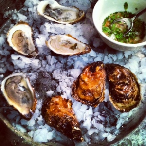 oyster and sauce