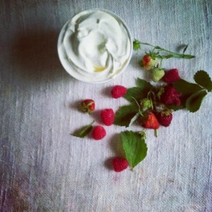 strawberries and cream